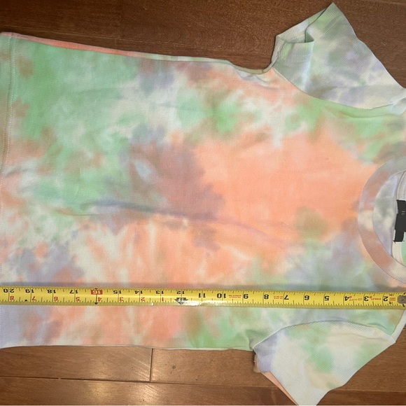 Forever 22 Womens T Shirt Size Medium Tie Dye Stretch Hippy Bohemian - Picture 3 of 3